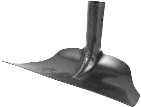 GALPADA Paletta per Escrementi in Acciaio al Manganese 30 Cm, Pala Agricola Multiuso per Letame da Stalla Cavalli e Mucche, Strumento Resistente per Pulizia Stalle e Recinti Rurali