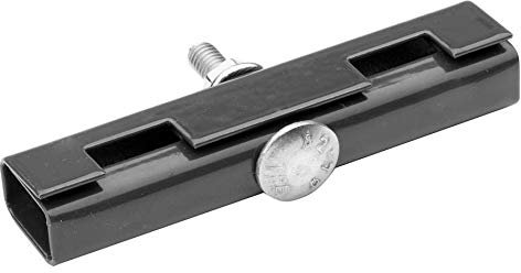 Gittermattenverbinder Set U-Form 100 Stück, Farbe Anthrazit RAL 7016, Zaunzubehör, Doppelstabmattenverbinder, Eckverbinder, Mattenverbinder, Doppelstabmatten-Verbinder