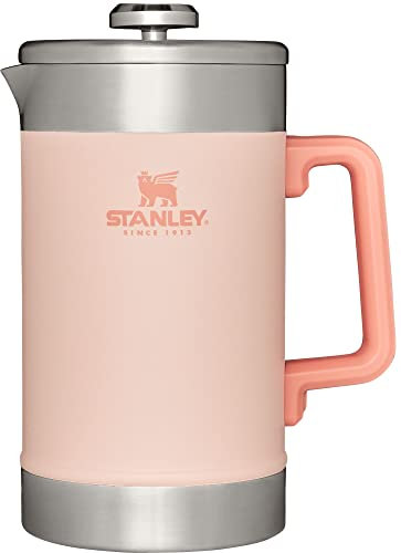 STANLEY French Press Kaffeepresse mit doppelter Vakuumisolierung, Edelstahl, breite Öffnung, große Kapazität, ergonomischer Griff, spülmaschinenfest