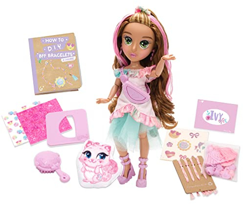 B-KIND ECO DOLLS B-KIND: IVY ECO-FRIENDLY FASHION DOLL WITH CRAFT PLAY,255713002