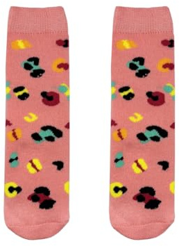 Squelch Thick & Cosy Welly Socks for Children - perfect for wellies, hiking or skiing (UK, Numeric, 11, 13, Regular, Pink Leopard)