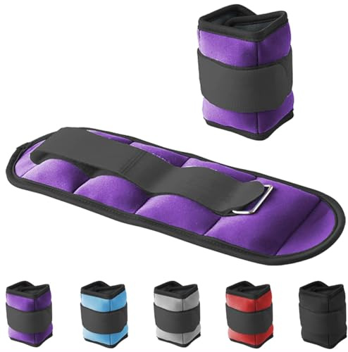 G5 HT SPORT Gewichtsmanschetten für Knöchel und Handgelenke | Verstellbar mit Klettverschluss | Für Fitness, Yoga, Rehabilitation, Joggen, Gymnastik, Aerobic, Fitnessstudio