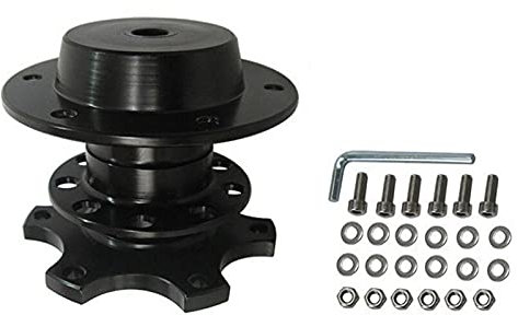 JINFOLI Schnellspanner Snap Off Hub Adapter Auto Sport Lenkrad, for Seat, 2001-2006 EP-CA0011G Lenkradnaben(Color:Black)