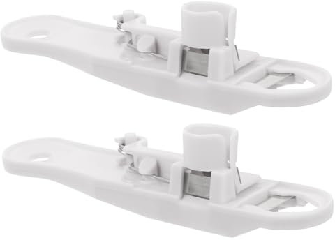 Cabilock Cortador de Frijoles Multifunción 2 Piezas Plástico y Acero Inoxidable, Quita Tallos y Rebanador Fácil de Limpiar para Cocina Doméstica y Uso Cotidiano