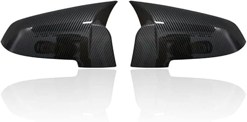 GwwEi6 Spiegelkappen Außenspiegel Für BMW 5 6 7 Series F10 F11 F18 GT 5GT F07 F06 F12 F13 LCL F01 F02,Auto Rückspiegelkappe Gehäuse Autozubehör Außenspiegel Ersatzteile,B-2 pcs Carbon Fiber