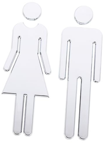 MAGICLULU Damen Und Herren-toilettenschilder Aus Toilettensymbol Toiletten-kennzeichnungsschilder Für Verschiedene Orte Wie Zuhause Hotels Öffentliche Toiletten