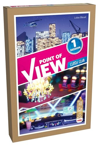 HABA Point of View : Clash Club - Jeu de détective et d'énigmes interactif pour 2 à 4 Joueurs à partir de 8 Ans - Travail d'équipe, Logique & Tension - 2013275001