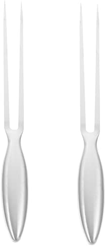 Alipis Fourchettes à Découper La Viande Acier Inoxydable Ustensile De Cuisine Long Manche Pour Barbecue Et Service