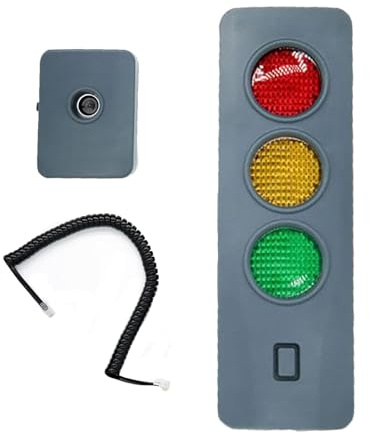 Sensore di parcheggio per garage, paraurti con segnale di stop, indicatore di distanza lampeggiante a 3 colori, ideale per tutti i tipi di auto per semplificare il parcheggio.