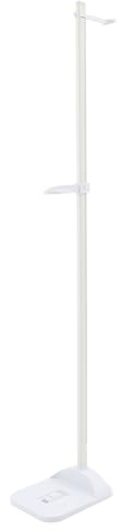 BRRIDE Medidor de altura portátil, estadiómetro de altura, 20 – 210 cm, barra de altura médica con dos líneas de escala, medición de altura para hogar y clínica