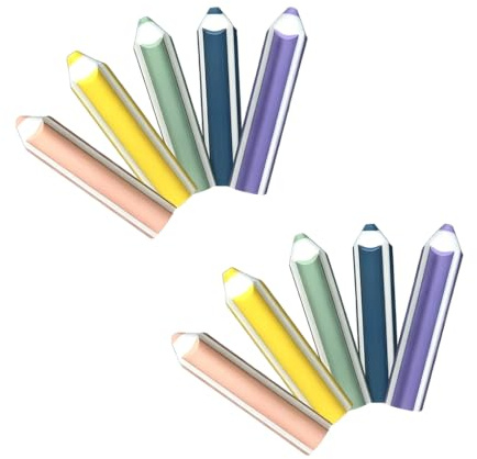Juego de 10 gomas de borrar sin polvo, goma de borrar ergonómica, goma de amasar para lápiz, limpia sin residuos, borrador para oficina