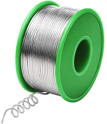 EKRIZY 1 Rotolo Stagno Per Saldare 60/40 Flussante 1Mm 20G Argento Elettronica