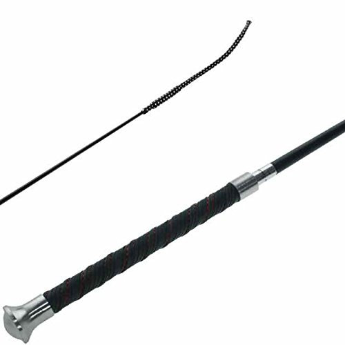 Reittrense, Umbria Dressur-Carbon Black Matt mit manico-slip und Knopf Silber Schneebesen und frustini Reiten umbria-equitazione