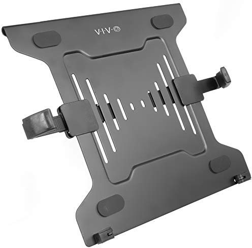 Vivo Soporte Universal Ajustable para Laptop de 10 a 15.6 Pulgadas para Brazos de Monitor compatibles con VESA, Soporte de Bandeja para portátil-LAP3