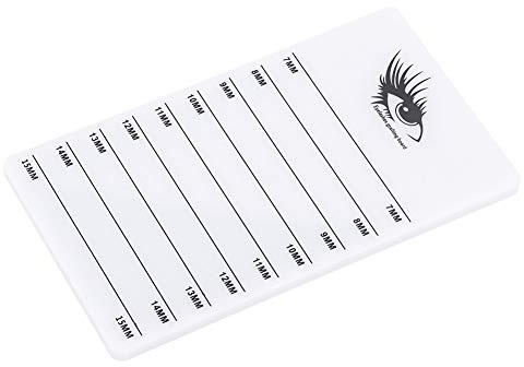 Acryl Falsche Wimpern Tablett, Gepfropfte Wimpern Spacer, Falsche Wimpern Tablett für Falsche Wimpern Pfropfwerkzeug Verwendet Beständig Gegen Dichtung 7-15mm