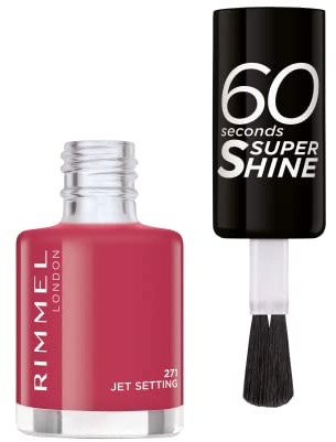 Rimmel 60 Seconds Super-Shine Nail Polish, 271 Jet Setting, 8 ml