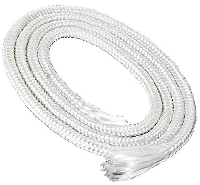 NKlaus 5 m glasfiberveke rund Ø 7 mm för smältljus spiritus lampa oljelampa för rengjord lampolja paraffinolja permanent veke, trädgårdsfackel, fotogenlampa 1253