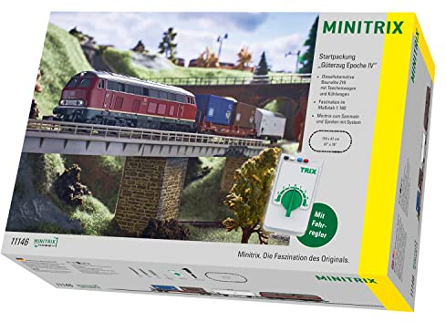 MiniTrix 11146 N Pack de démarrage Train de Marchandises de la DB