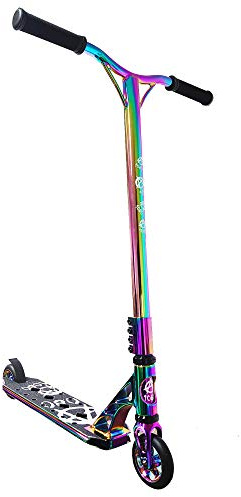 1080 Neo Twenty-One Push Kick Stunt Scooter - Neo Chrome Jet Fuel
