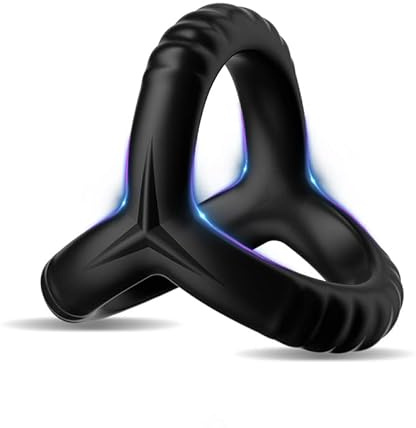 ALMYMM Penisring mit Hodenringe-Sexspielzeug für Paare,Silikon Penisringe Erektionshilfe für Penisvergröserung,Cockring Extrem für Verzögerte Ejakulation für Sex