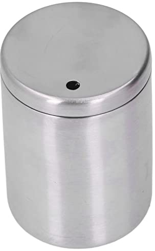 BuyWeek Porte-cure-dents, Distributeur de cure-dents en acier inoxydable Étui à cure-dents résistant aux chutes de haute qualité pour les maisons familiales(Argent)