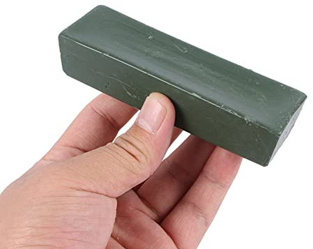 ZYWUOY 1 pz 112 x 34 x 25 mm verde pasta lucidante pasta abrasiva pasta di cera lucidante per metalli