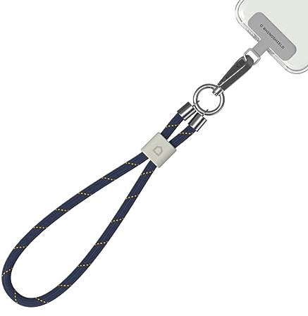 RHINOSHIELD Geflochtenes Lanyard fürs Handgelenk| Hergestellt aus recycelten Materialien, verstellbare Länge, strapazierfähige Handschlaufe, Trendfarben (Lanyard Adapter enthalten)