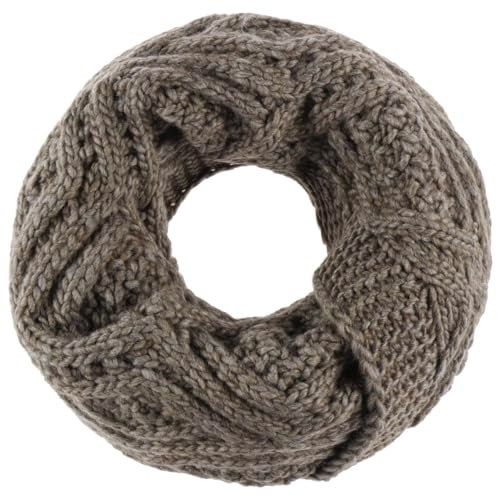 Seeberger Salvirola Loopschal Strickschal Damenschal Rundschal Winterschal Damen - Winter Herbst-Winter - One Size taupe