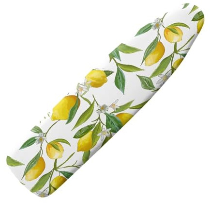 Belidome Housse de planche à repasser universelle avec imprimé citron jusqu'à 150 x 55 cm