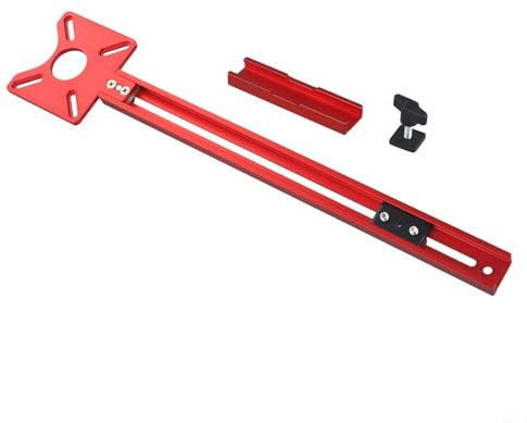 FUANA Support de rainure de fraisage pour défonceuse - Guide de coupe de cercle - Gabarit réglable pour le travail du bois