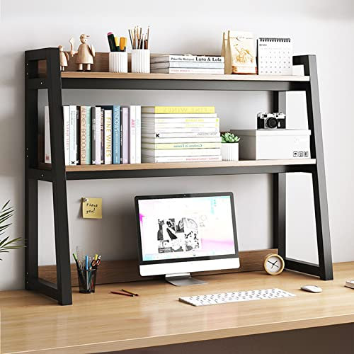 Scaffale regolabile da scrivania a scaletta organizer per scrivania per computer multifunzione espositore per forniture per ufficio e decorazioni per la casa scaffali autoportanti (colore: C
