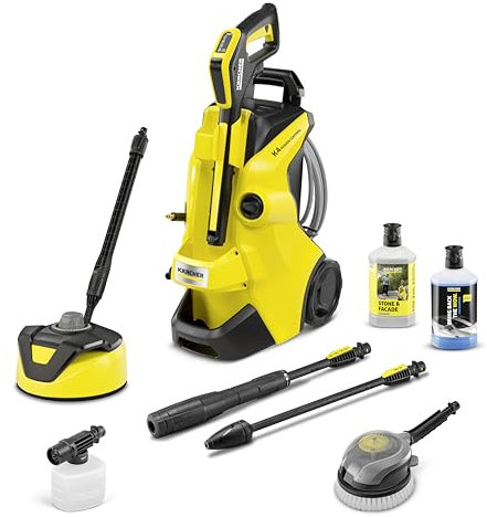 Kärcher K 4 Power Control Flex Car & Home Pressure Washer, Pressure: max. 130 bar, Flow Rate: 420 l/h, Area: 30 m²/h, Water Filter, Weight: 11.5 kg, Dirt Blaster, Spray Lance, incl. Home Kit & Car Kit