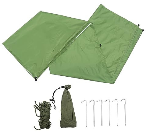 Yardwe Family Camping Tent Waterproof Tarp Lightweight Portable Sun and Rain Protection Suitable for 3-4 People