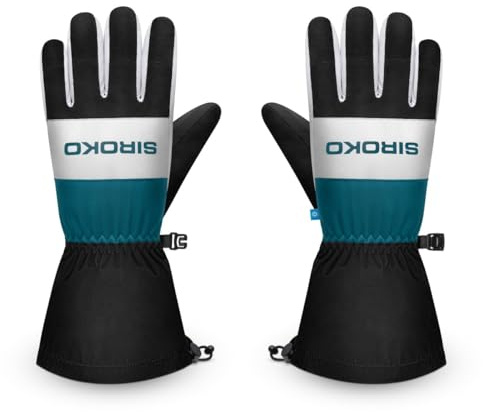 SIROKO - Guantes de Esquí Misty Black - L - Negro