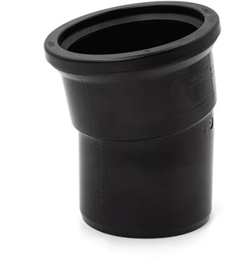15° Bend (Single Socket), Black Kayflow 110mm Soil & Waste Pipe Fitting