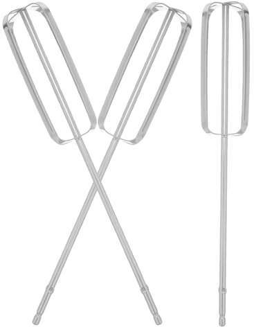 ULTECHNOVO Handmixer-Aufsätze 3 Stück Edelstahl 304 Rührbesen Für Handmixer Schneebesen Für Teig Und Eier Zubehör Zum Backen Und Kochen 25.00 cm