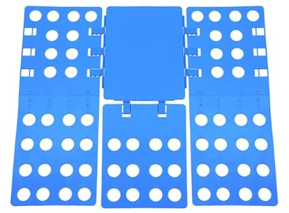 Wäschefaltbrett aus Kunststoff, ideal for Kinder und Erwachsene, schnell einfach zusammenzufalten, auch for Zuhause unterwegs geeignet Für Zuhause(Blue)