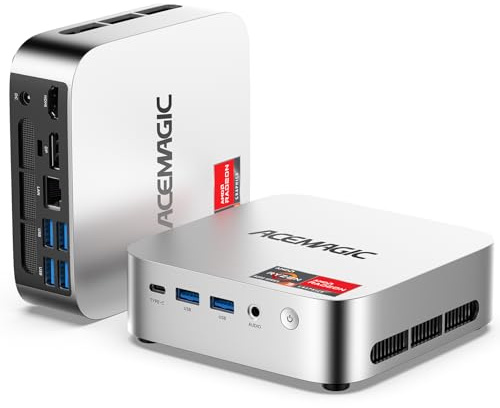 ACEMAGICIAN Kron K1 Mini PC 16Go DDR4 1To SSD, Шin11 Pro AMD Ryzen 4300U(jusqu'à 3,7GHz), Micro Ordinateur de Bureau pour Home Cinéma/Commercial/Bureau |WiFi 5|HDMI+DP+Type-C|USB3.2