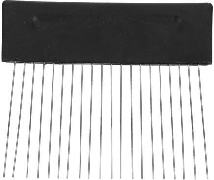 CALLARON Stainless Steel Texture Comb, Wallboard Graining Scraper Tool, Drywall Plaster Wallboard Texture Tool, Manual Wall Scarifier Brush for Home Decoration & DIY Wall Finishing