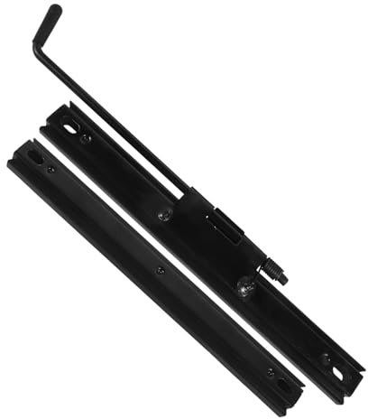 Rails de Glissement du Siège Auto Noir en Fer, Lot de 1 Paire | Support de Siège, Curseur Réglable pour Montage Après-vente, Compatible Voitures et Atv