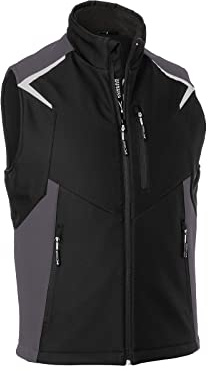 Paul H. Kübler Bekleidungswerk BODYFORCE Softshell-väst, svart/antracit, M