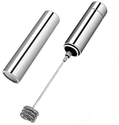 LTLWSH Montalatte Elettrico, Miscelatore Latte Portatile Schiumatore con Testina del Frusta Tripla Molla Potente Schiumalatte Elettrico per Il Latte/caffè/Cappuccino