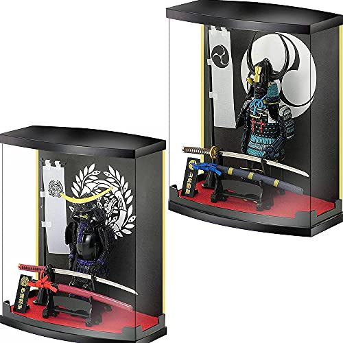 MEISTER JAPAN Samurai Armor 1/10, Date Masamune and Yamanoto Kansuke with Sword Figure, 2set H8.3in, Demon Slayer Samurai Series for Living Room for Gifts, for Men Holiday Greetings