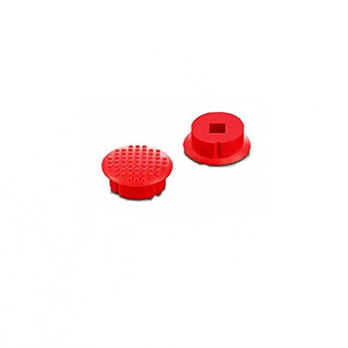 2PCS Replacement C-Stick C Key Cap Analog C Joystick Stick Cap Cover for New 3DS / New 3DS XL/LL 2015 - Red