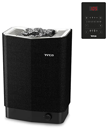 Tylö Sense Pure 10 Saunaofen 10,5 kW finnischer Saunaofen mit Touch-Steuerung Saunasteine