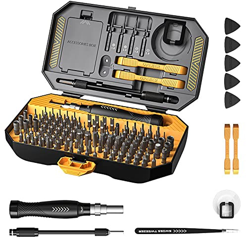 145 in 1 Professional Precision Screwdrivers Set, Multifunctional Precision Repair Tool Kit for Phone Watch Laptop Macbook PC Eyeglass Electronics, Multi-Bits Screw Driver Kits, Home Repair Tool Kit