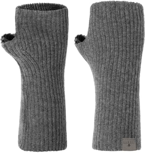 LIERYS Uni Merino Stulpen Armwärmer Made in Germany Damen Herbst Winter Fingerfrei