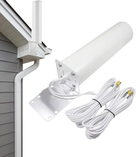 Xvilmaun Extension WIFI extérieure, amplificateur de signal d'extension WIFI extérieur | Prolongateur de portée WIFI | Répéteur WIFI Booster d'extension de Signal extérieur étanche installation rapide