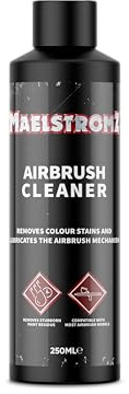 Maelstromz - Airbrush Cleaner | Acrylic Paint Cleaning Solution for Airbrushing and Restoration, Model Building - 250ml