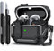 MHYALUDO per Samsung Galaxy Buds3/Galaxy Buds3 Pro (2024) con chiusura di bloccaggio, custodia per cuffie anticaduta di livello militare con fibbia da trekking e kit di pulizia-Nero